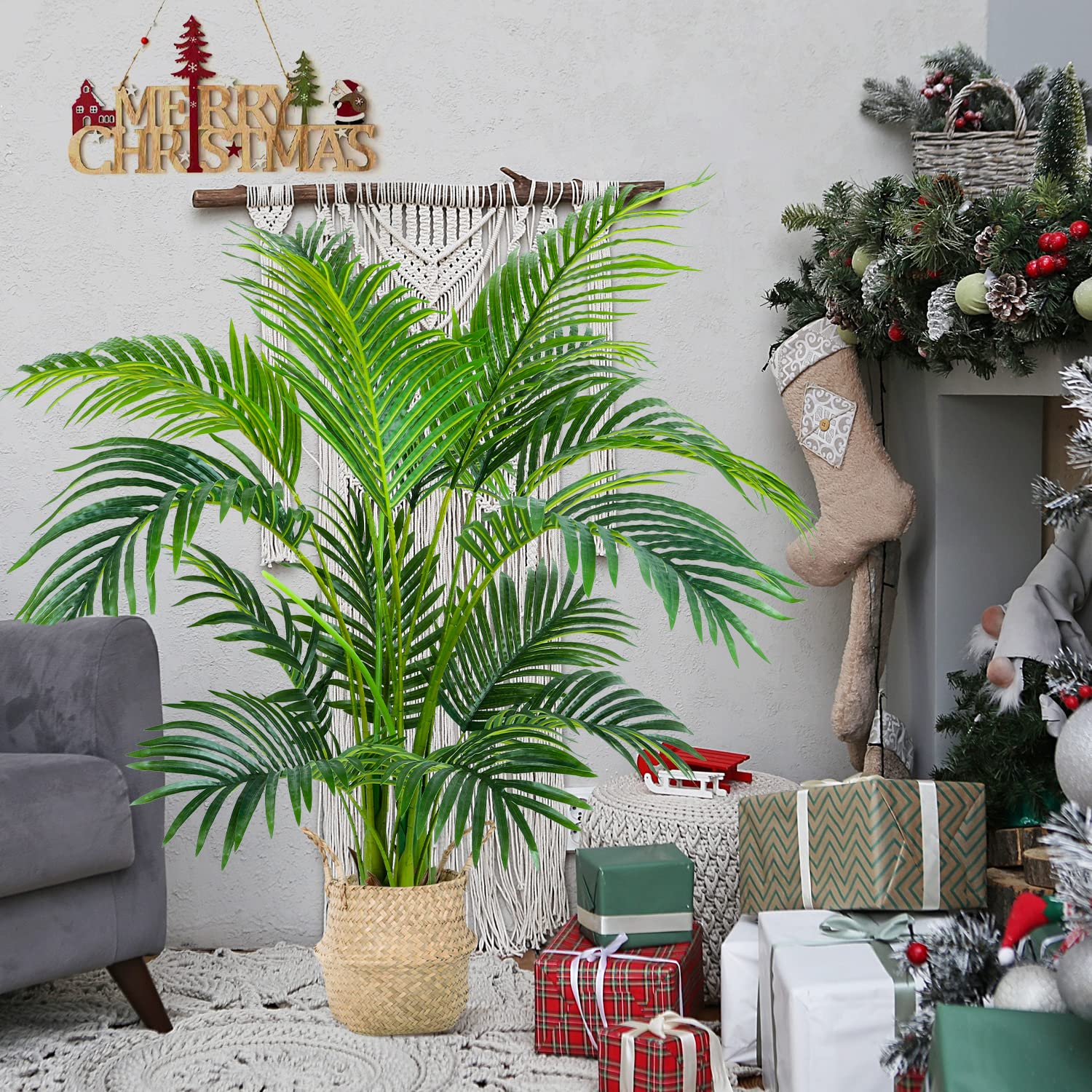 UV Resistant Lifelike Large Artificial Areca Palm