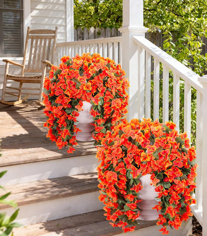 Lifelike UV-Resistant Autumn Flowers – Waterproof, Windproof & Perfect for Fall Decor 🍂