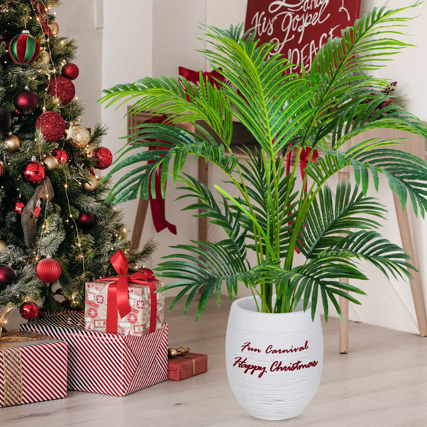 UV Resistant Lifelike Large Artificial Areca Palm