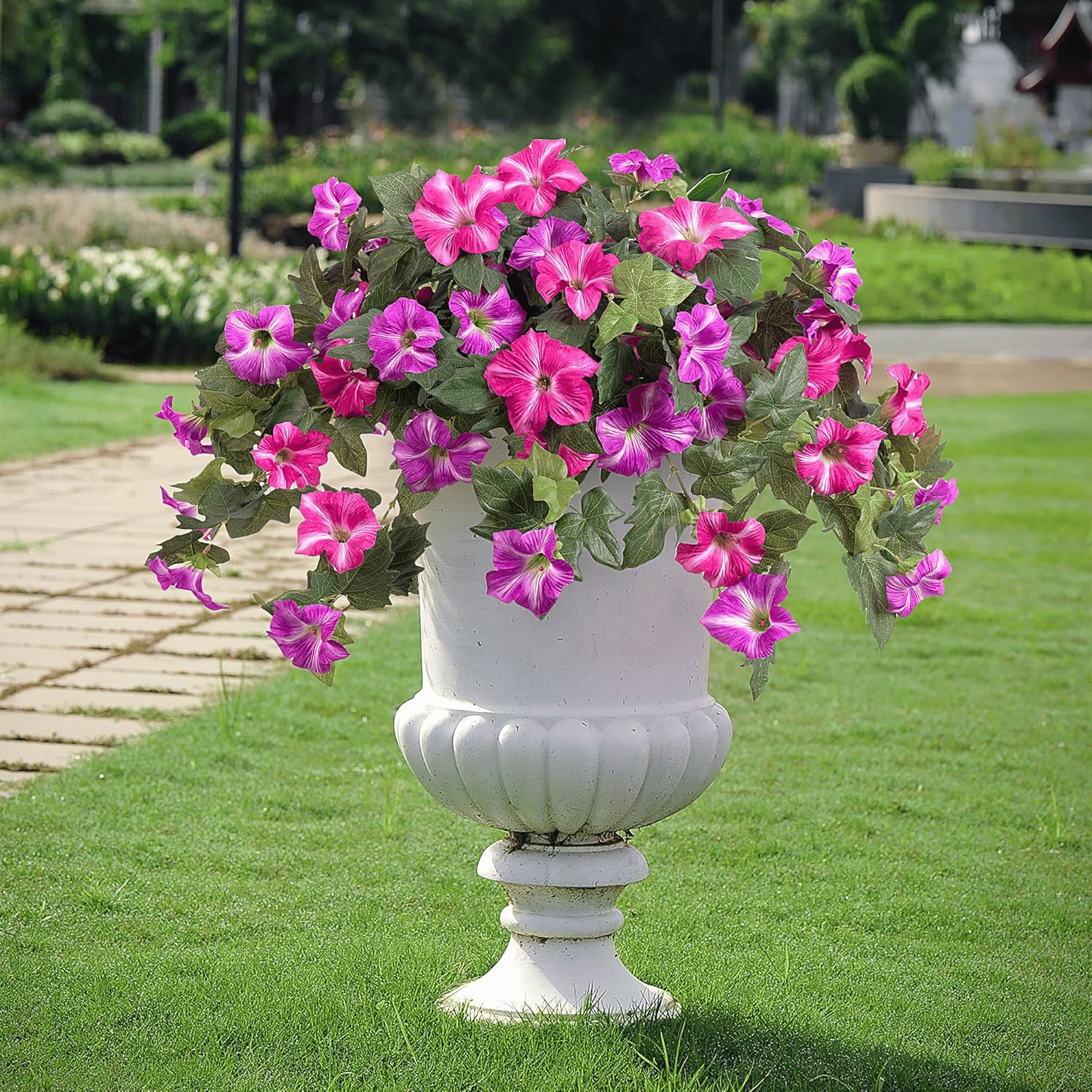 🔥Spring Faux Petunias Silk Flower UV Resistant No Fade Floral
