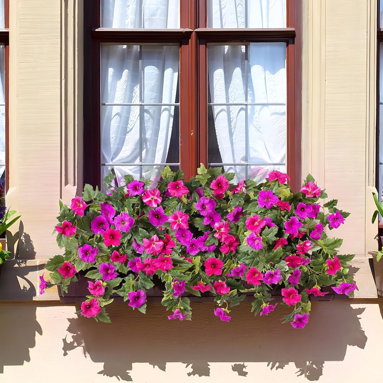 🔥Spring Faux Petunias Silk Flower UV Resistant No Fade Floral