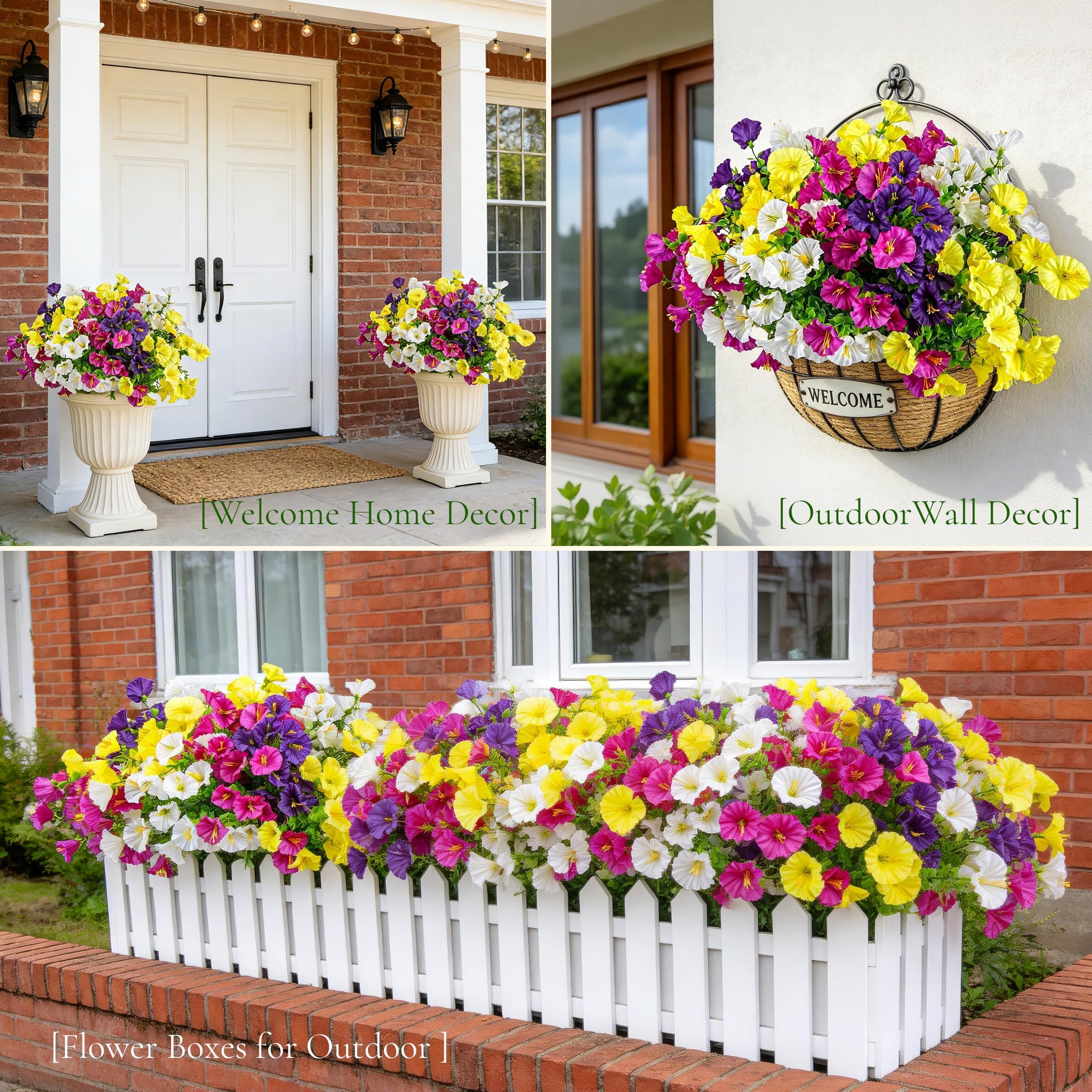 🔥BUY 1 GET 1 FREE (2 PCS)🔥UV Resistant Artificial Petunias Flowers