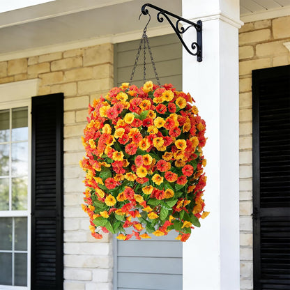 Lifelike UV-Resistant Autumn Flowers – Waterproof, Windproof & Perfect for Fall Decor 🍂