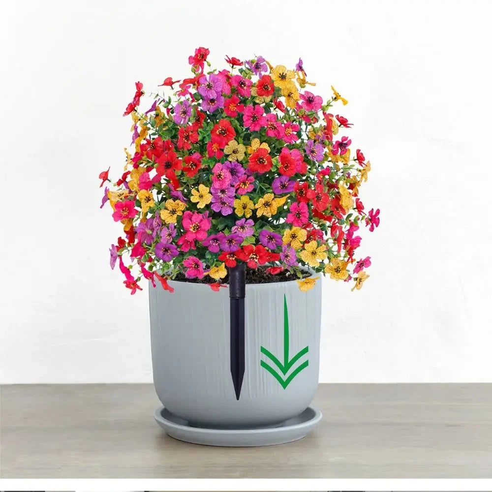 15.7 x 23.6-Inch UV-Resistant Artificial Flower Bouquet for Indoor and Outdoor Decor
