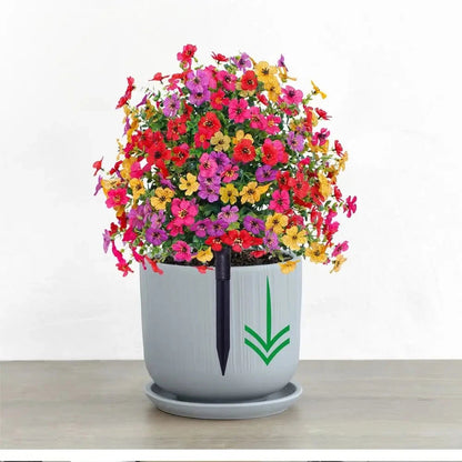 15.7 x 23.6-Inch UV-Resistant Artificial Flower Bouquet for Indoor and Outdoor Decor