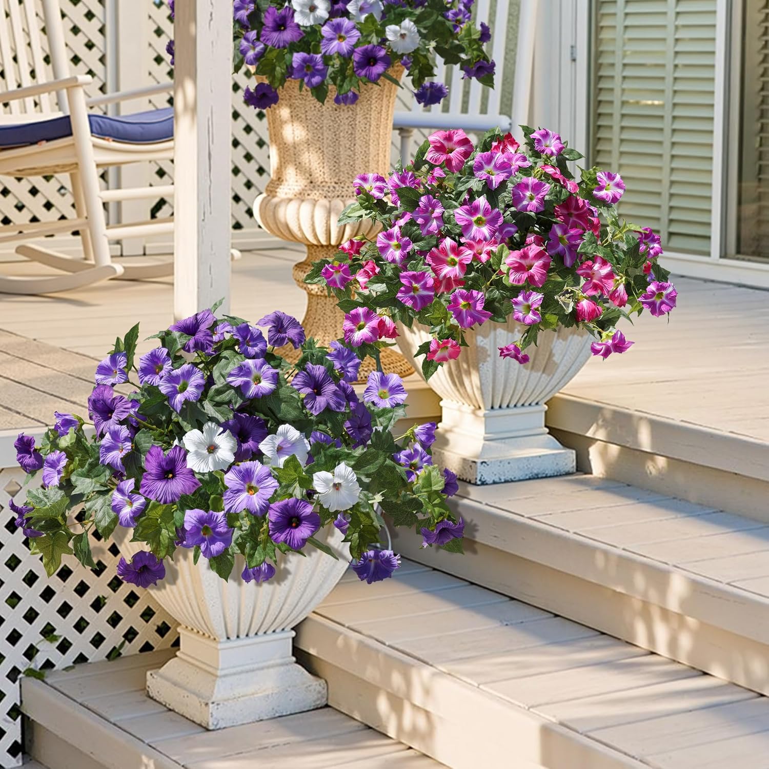 🔥Spring Faux Petunias Silk Flower UV Resistant No Fade Floral