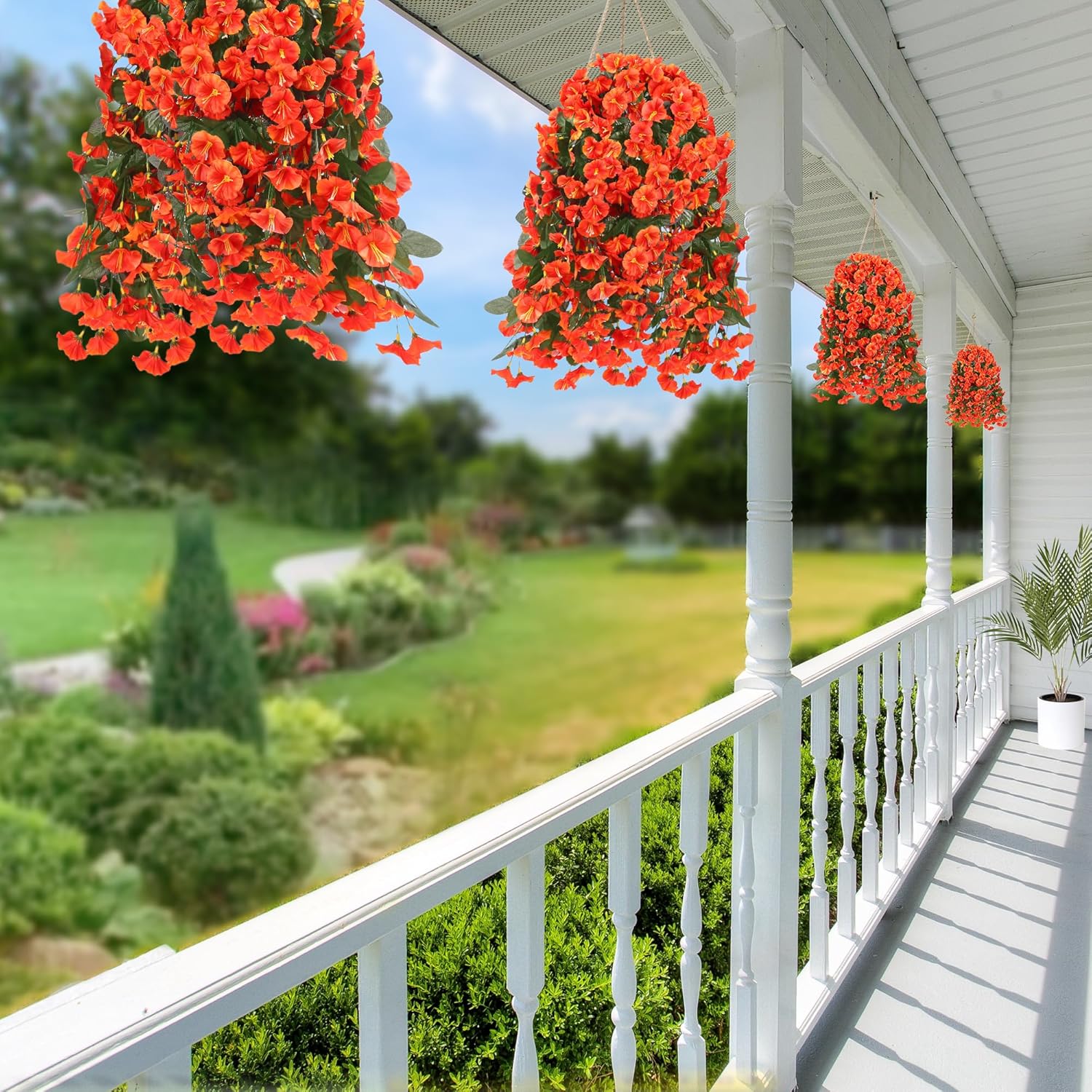 Lifelike UV-Resistant Autumn Flowers – Waterproof, Windproof & Perfect for Fall Decor 🍂