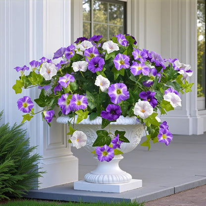 🔥Spring Faux Petunias Silk Flower UV Resistant No Fade Floral