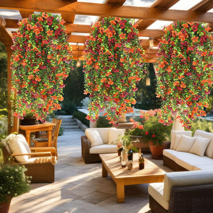 Lifelike UV-Resistant Autumn Flowers – Waterproof, Windproof & Perfect for Fall Decor 🍂