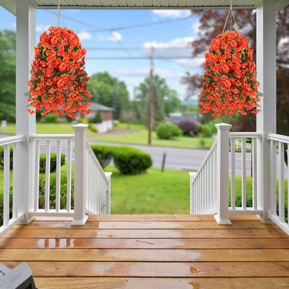 Lifelike UV-Resistant Autumn Flowers – Waterproof, Windproof & Perfect for Fall Decor 🍂